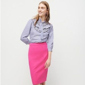 J Crew 100% Wool Pencil Skirt NWT